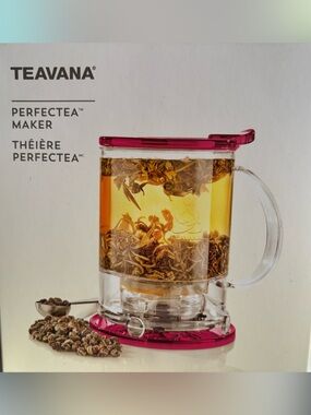 NIB - TEAVANA Perfectea Tea Maker NEW IN BOX - Berry Pink